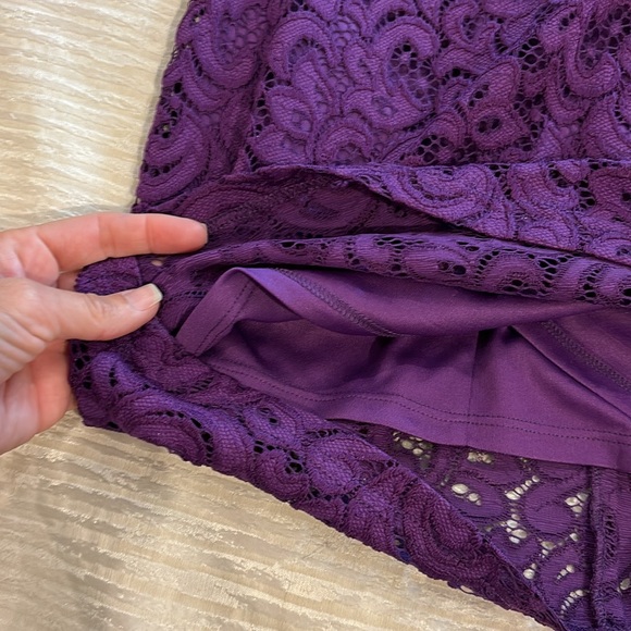 Alexia Admor purple lace dress - Picture 5 of 12